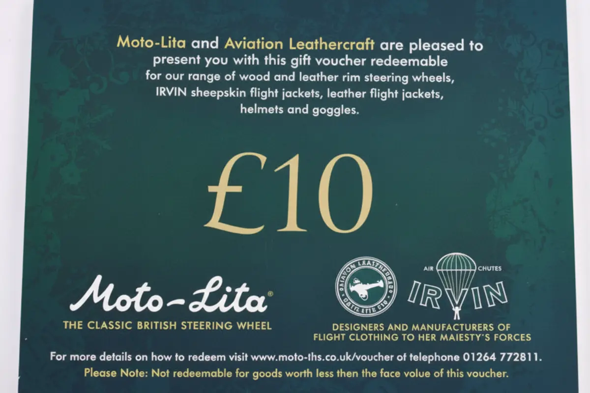 Virtual Gift Voucher For Steering Wheels 7