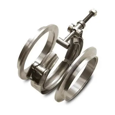 Vibrant Titanium V-Band Flange And Assembly 1