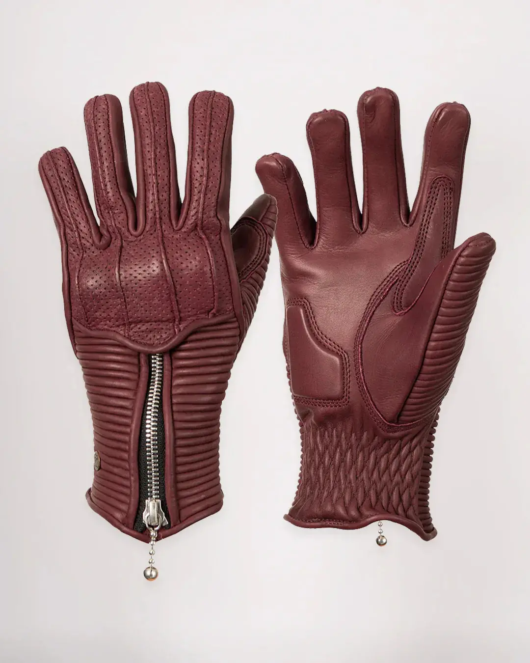 Womens's Goldtop Raptor Gloves - Burgundy 1
