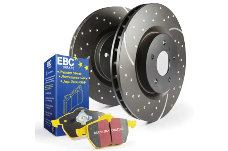 Ebc S5 Brake Kit – Yellowstuff Pads And Gd Slotted Rotors 1