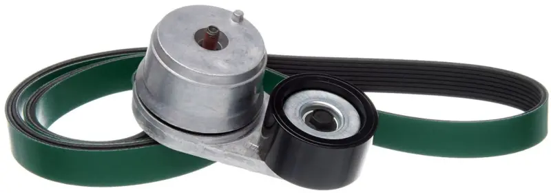 Gates Serpentine Belt Kit – Complete Replacement Set For 2004–2007 Kenworth T800 With Cummins Isx Diesel 1