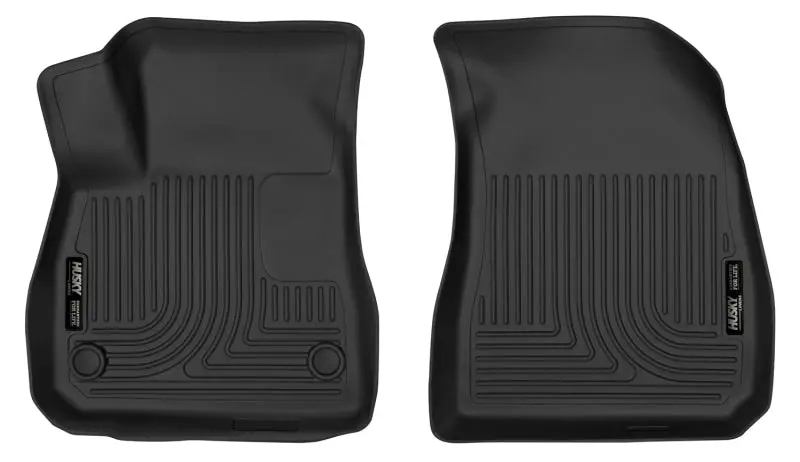 Husky Liners X-Act Contour Front Floor Mats – Black, Precision Fit For 2016+ Chevrolet Malibu 1