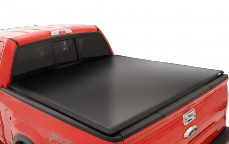 Lund Genesis Tri-Fold Tonneau Cover For 2004–2014 Ford F-150 (5.5' Bed) — Matte Black 1