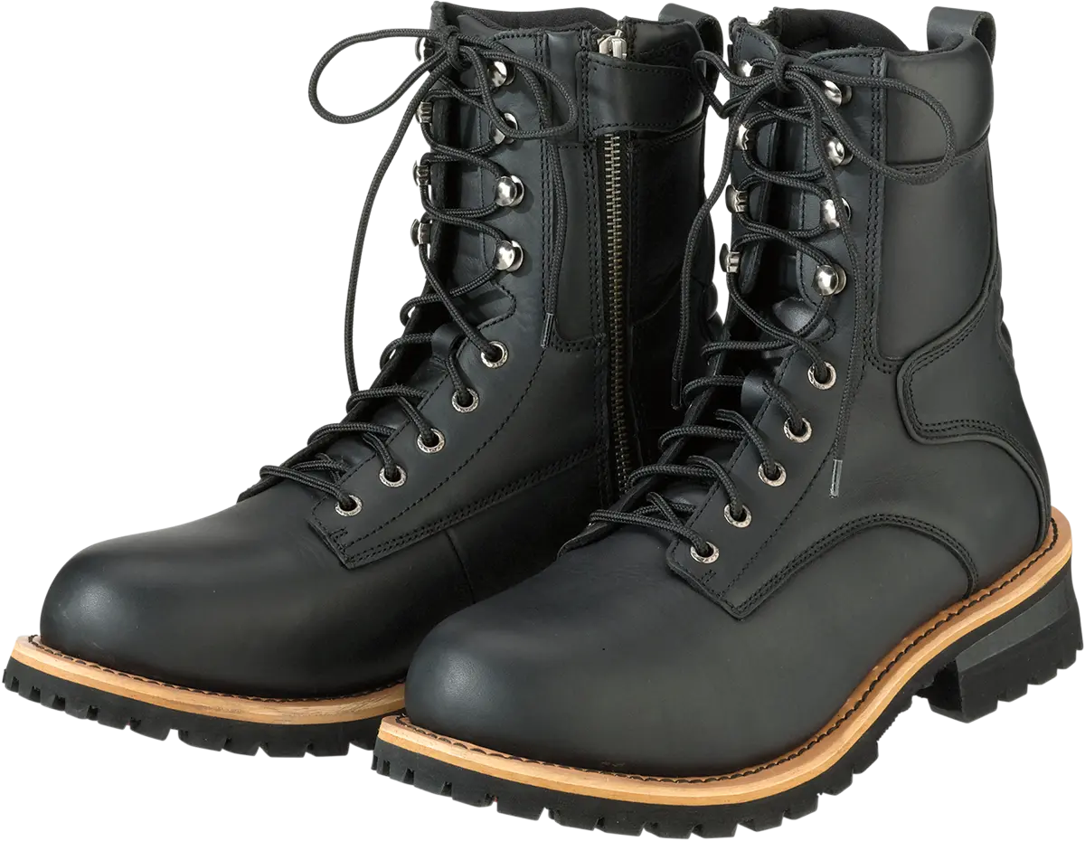 Z1R M4 Motorcycle Riding Boots – Black, Size 8 (Model 3403-0873) 1