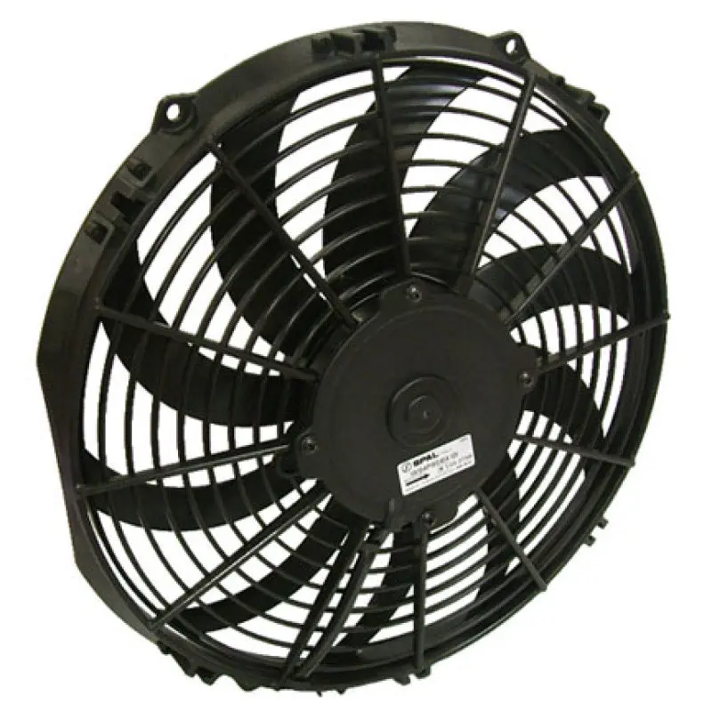 Spal 12-Inch Low-Profile Radiator Fan – 909 Cfm Pull-Type With Curved Blade Design 1