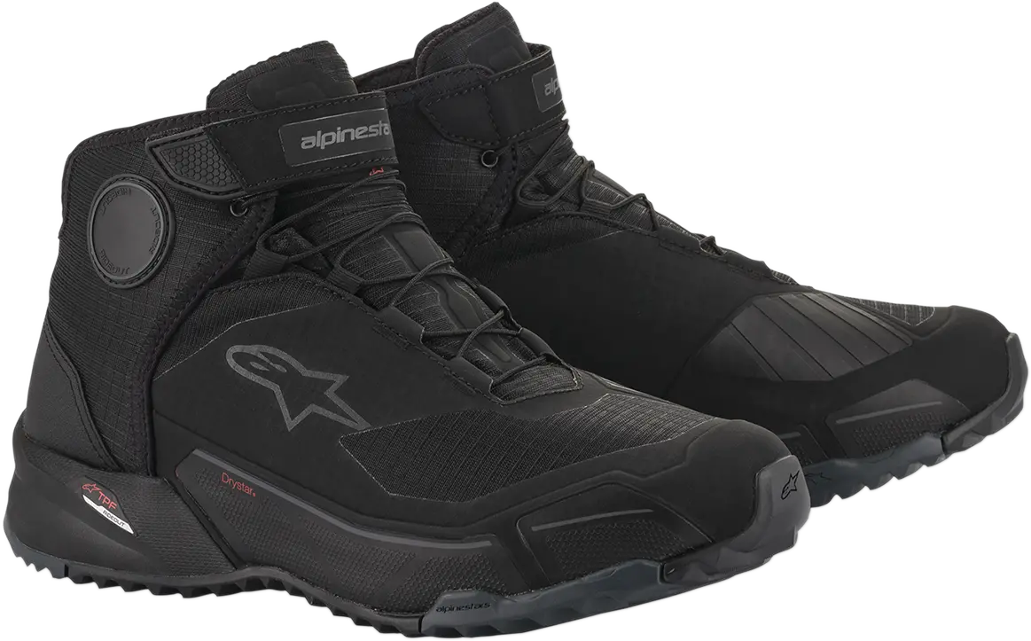 Alpinestars Cr-X Drystar Waterproof Riding Shoes – Black, Us Size 9.5 (Model 261182011009.5) 1