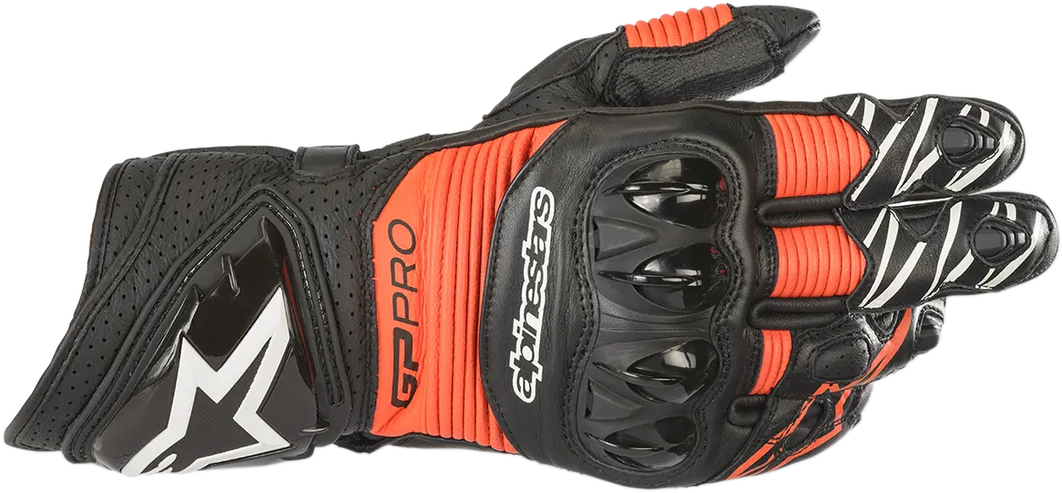 Alpinestars Gp Pro R3 Racing Gloves – Black/Red, Size Small (3556719-1030-S) 1