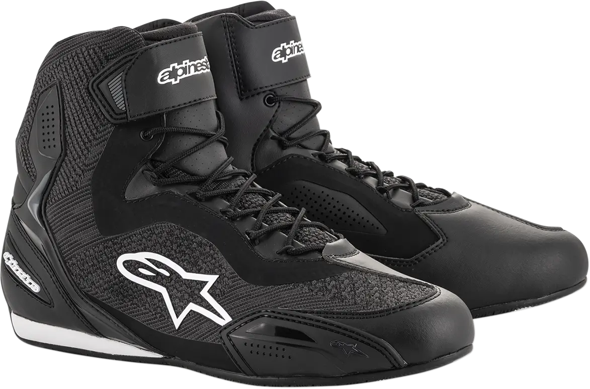 Alpinestars Faster-3 Rideknit Motorcycle Shoes – Black, Us Size 8 (Eu 42) 1