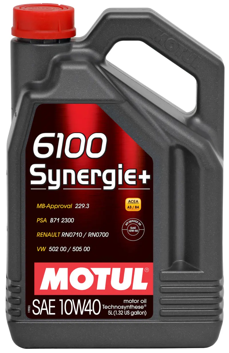 Motul 5L Technosynthese Engine Oil 6100 Synergie+ 10W40 4X5L - Single 1