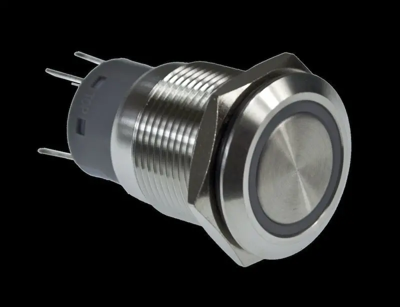 Hella 12V On/Off Toggle Switch With Blue Illuminated Ring (8Hg Series) 1