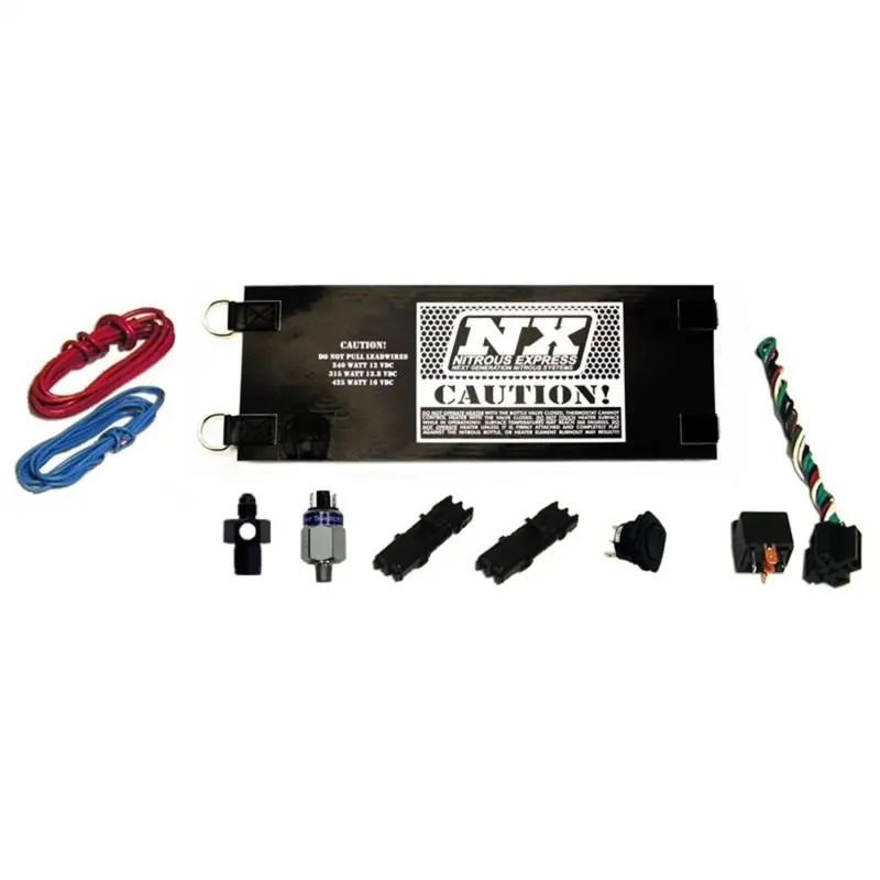 Nitrous Express Heavy-Duty Automatic Bottle Heater – 6An Fitting, 14-Amp Output 1