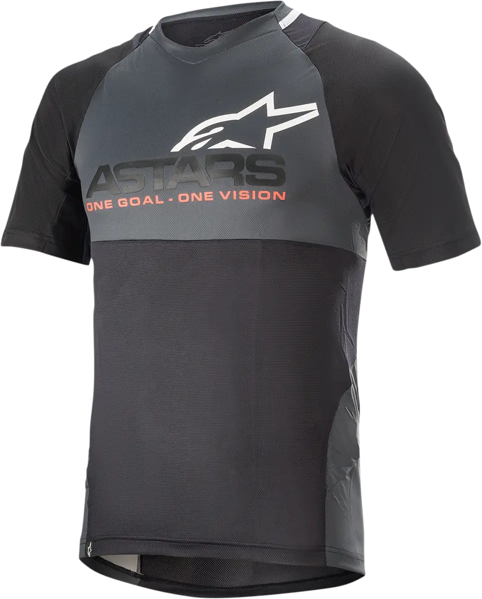 Alpinestars Drop 8.0 Short-Sleeve Jersey – Black/Coral, Size Xl (Model 1766621-1793-Xl) 1