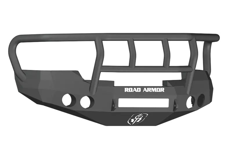 Road Armor Stealth Front Bumper With Titan Ii Guard For 2008–2013 Chevy Silverado 1500 – Textured Black 1