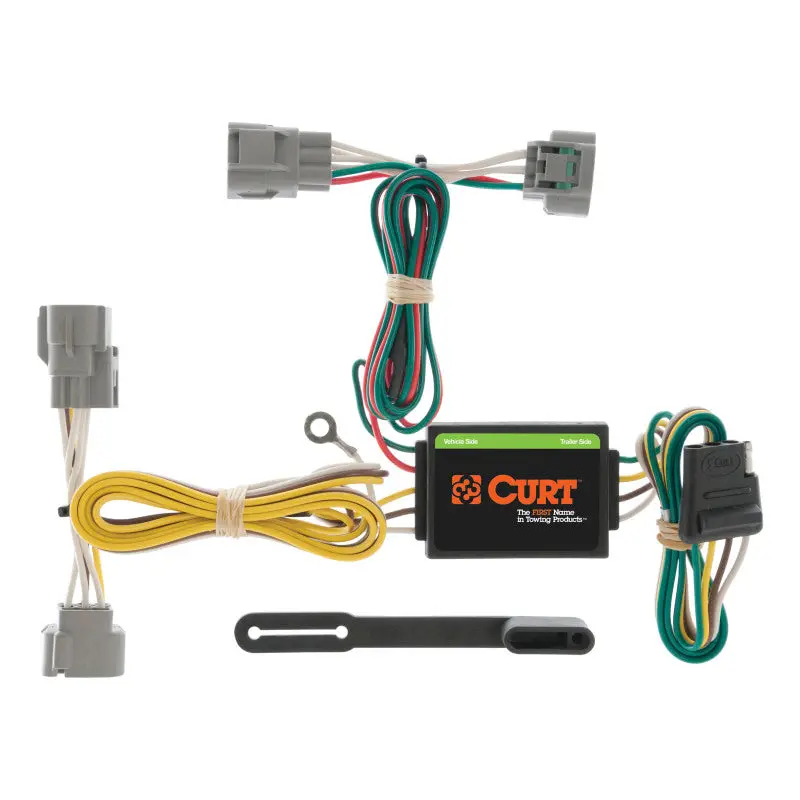 Curt Custom 4-Way Flat Trailer Wiring Harness For 2010–2012 Toyota Tacoma 1
