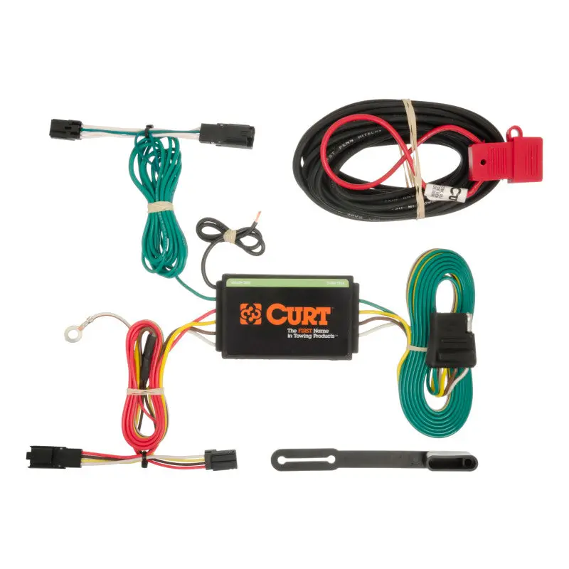 Curt Custom Vehicle Wiring Harness For 2013–2015 Chevrolet Malibu Limited – 4-Way Flat Trailer Connector 1