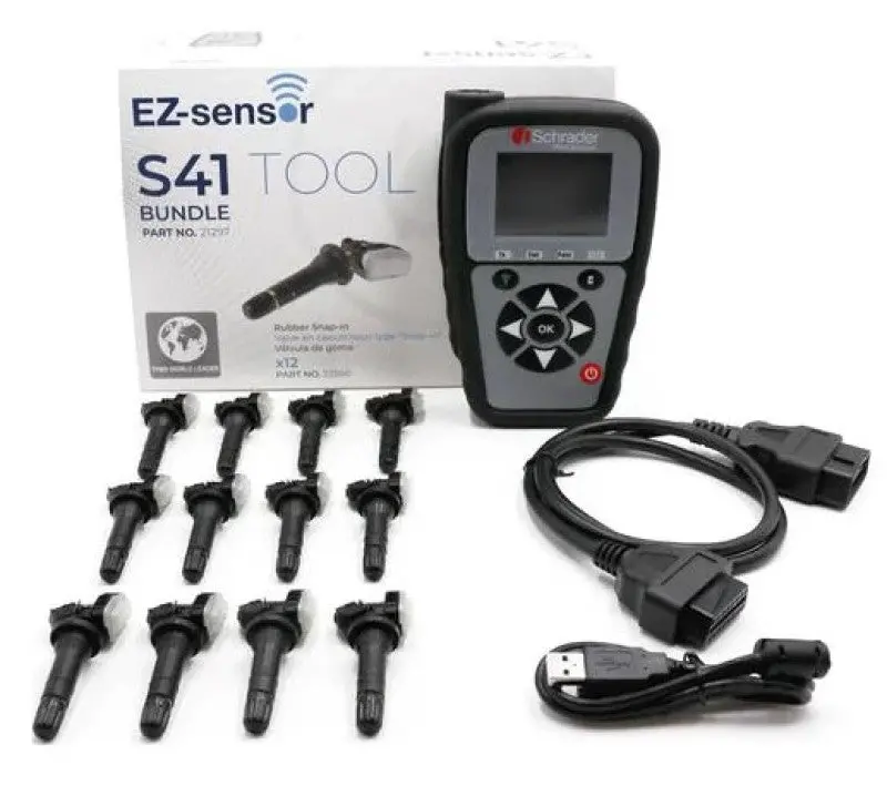 Schrader Ez-Sensor Tpms Kit – Includes 12X S33500 Sensors And S41 Programming Tool 1