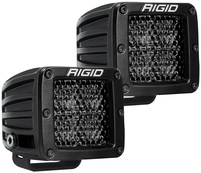 Rigid Industries D-Series Pro Midnight Edition Led Light Pair – Spot Beam With Diffused Lens 1