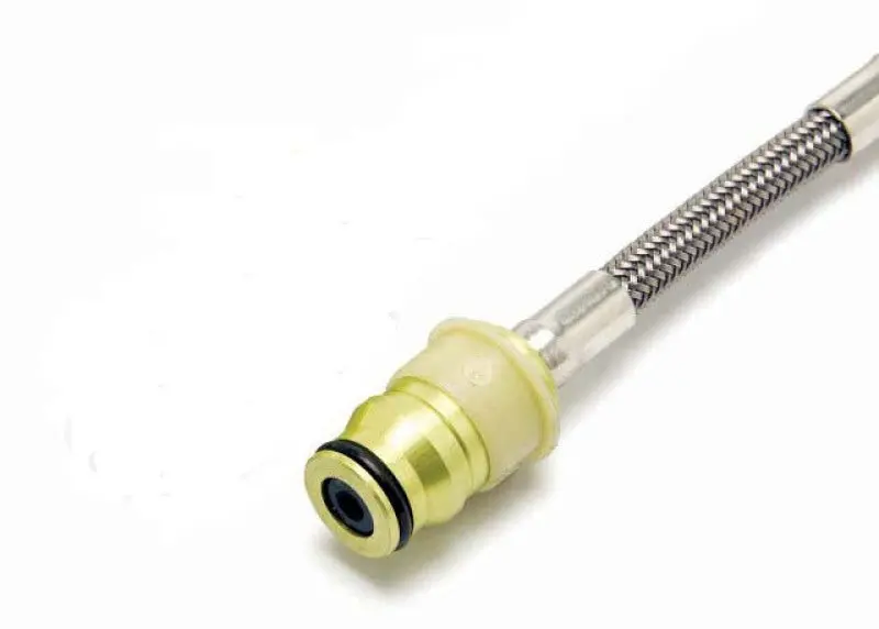 Mcleod Quick-Disconnect Male Fitting For -4 An Steel Braided Fuel Line (23" Length) 1