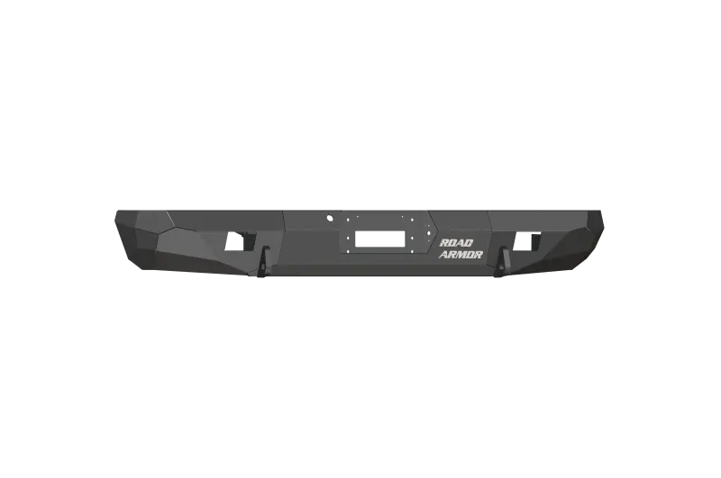 Road Armor Stealth Rear Winch Bumper – Textured Black Finish For 1999–2007 Ford F-250 Trucks 1