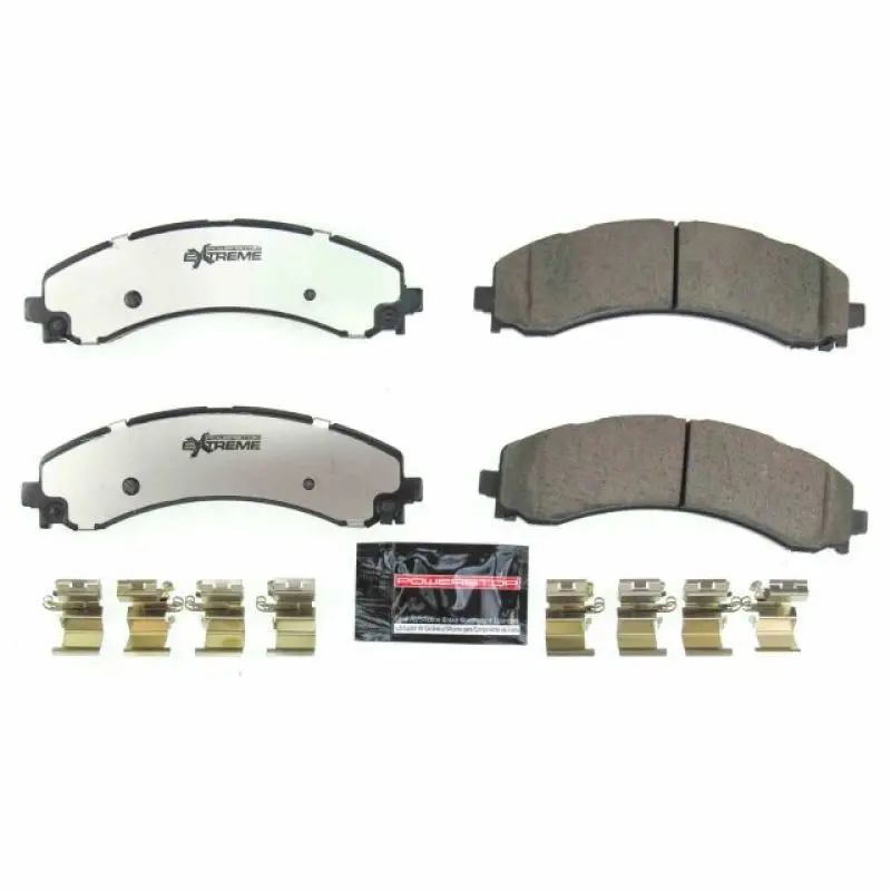 Power Stop Z36 Truck & Tow Brake Pads With Hardware — Rear Set For 2019 Ram 3500 1