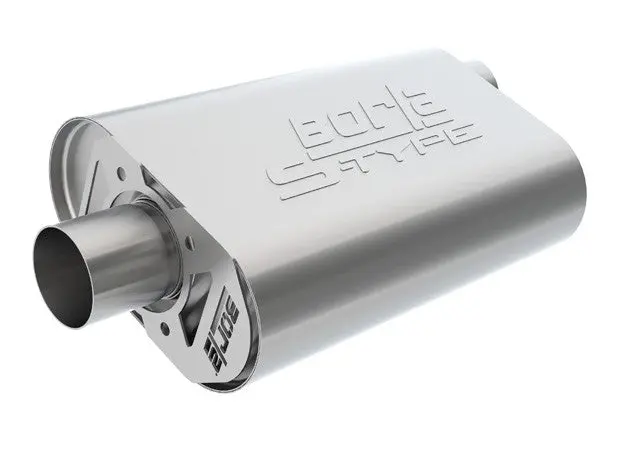Borla Stainless Steel Oval S-Type Crate Exhaust Muffler For 2010-15 Chevrolet Camaro 1