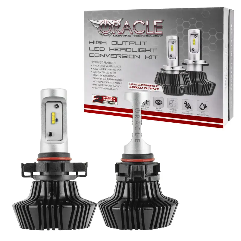 Oracle Psx24W/ 2504 4000 Lumen Led Headlight Bulbs (Pair) - 6000K 1