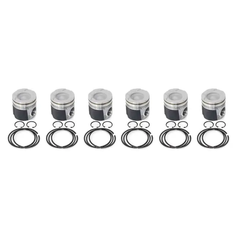 Industrial Injection Oversized Piston Kit – .020" Over For 2003–2004 Dodge 24V Cummins, Includes Rings 1