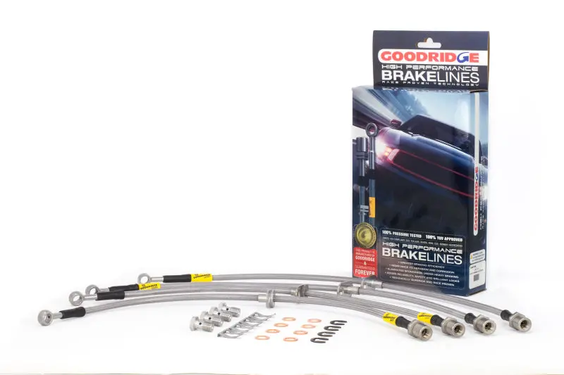 Goodridge Stainless Steel Brake Line Kit — Dot-Compliant, Designed For 2008–2014 Subaru Impreza Sti W/ Brembo Calipers 1