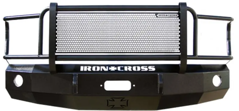 Iron Cross Heavy-Duty Grill Guard – Matte Black Front Bumper Replacement For 2016–2018 Gmc Sierra 1500 1