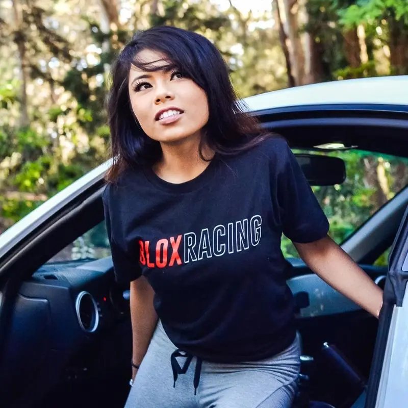 Blox Racing Block Letter Graphic T-Shirt – Unisex Fit, Medium Size 1