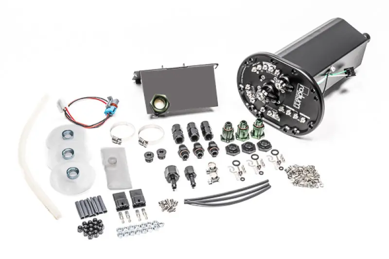 Radium Engineering Titanium Fuel Surge Tank For Mazda Rx7 Fd – E5Lm-Compatible, Pumps Not Included 1