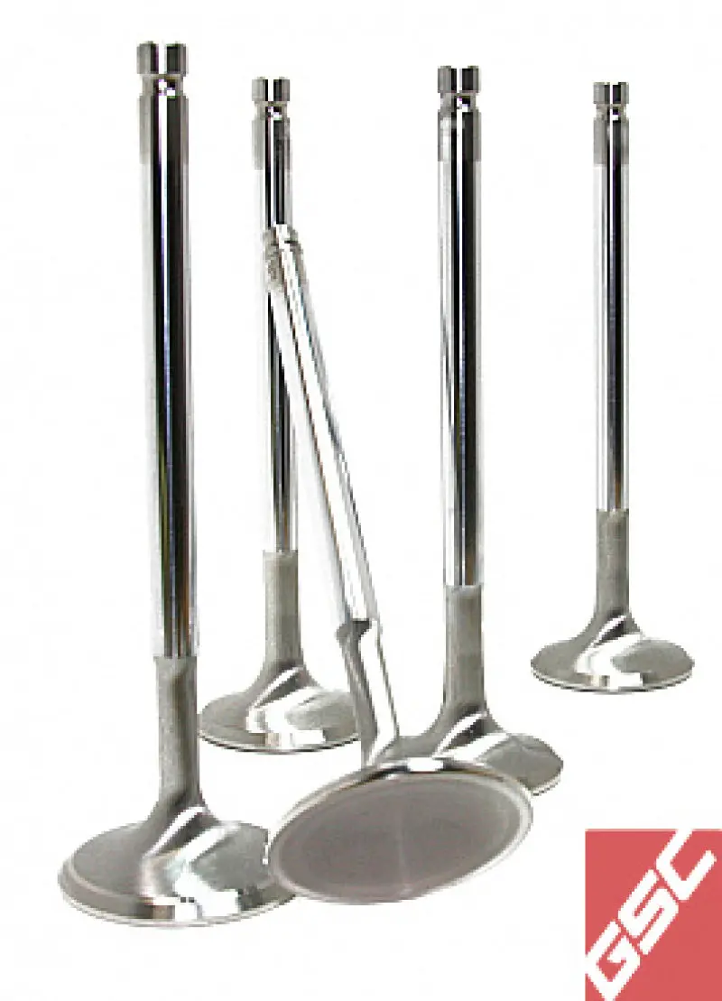 Gsc Power-Dragon Chrome Exhaust Valves – 33Mm Head (+1Mm), Polished Super Alloy For Subaru Ej207/Ej257 Engines (Set Of 50) 1
