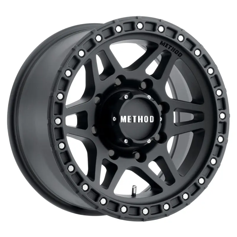 Method Mr312 Matte Black Beadlock-Style Wheel – 18X9", +18Mm Offset, 8X6.5" (165.1Mm) Bolt Pattern 1