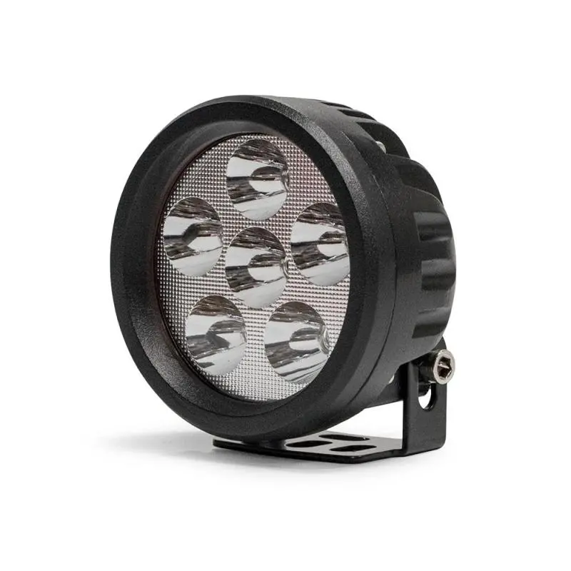 Dv8 Offroad 3.5" Round Led Driving Light – 16W Spot Beam, 3W Auxiliary, Matte Black Housing 1