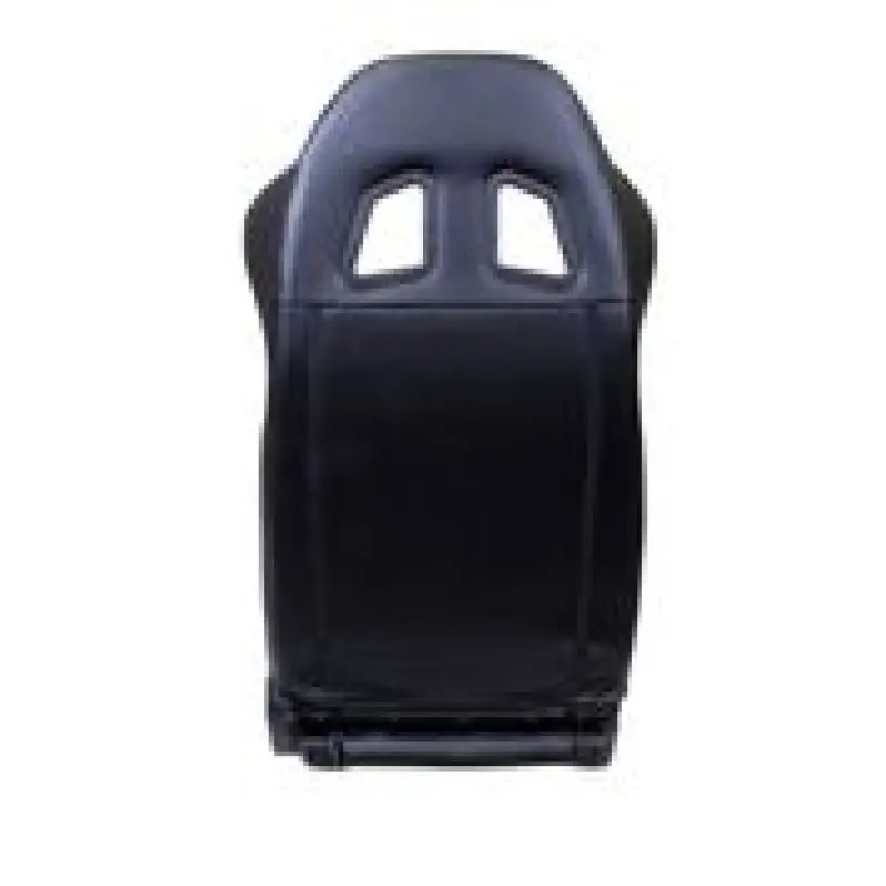 Nrg Reclinable Sport Seat Pair – Pvc Leather With Embroidered Logo, Black Base & White Stitching 1