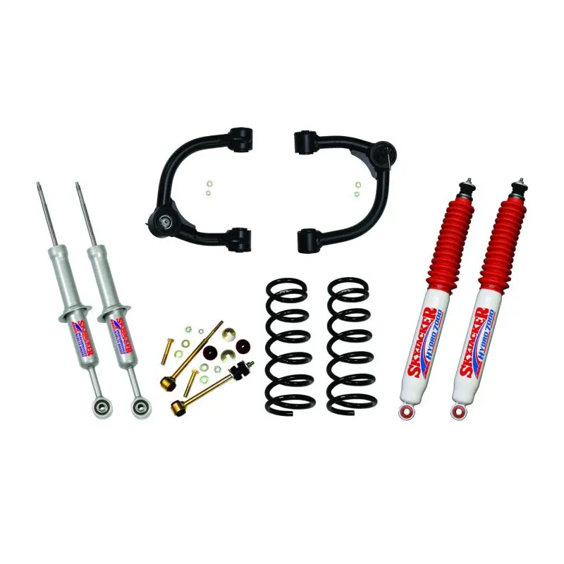 Skyjacker 3-Inch Upper A-Arm Lift Kit With Performance Struts, Rear Coil Springs, And Hydraulic Shocks 1