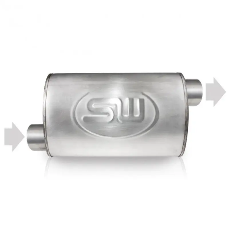 Stainless Works Off-Set Turbo Downpipe – 2.5-Inch Id Inlet / 2.5-Inch Od Outlet, 5X9-Inch Dimensions 1