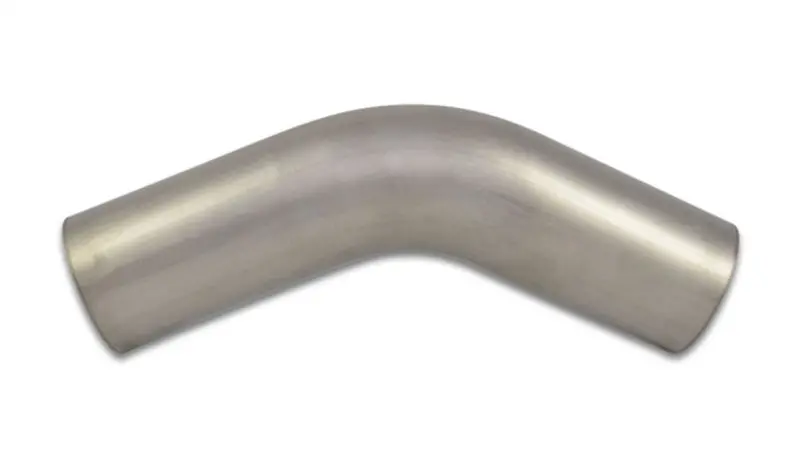 Vibrant Titanium Exhaust Bend – 3-Inch Outer Diameter, 45-Degree Mandrel Bent, 4-Inch Centerline Radius 1