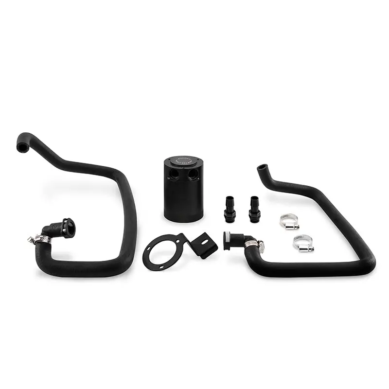 Mishimoto Baffled Oil Catch Can Kit – Black Finish For 2015+ Ford Mustang Ecoboost 1