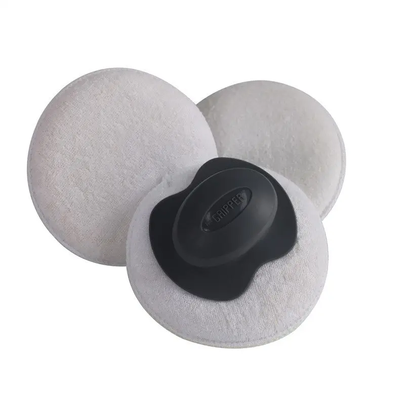 Chemical Guys Gripper 5-Inch Applicator Pad Set – 3-Pack, Single-Sided Design 1