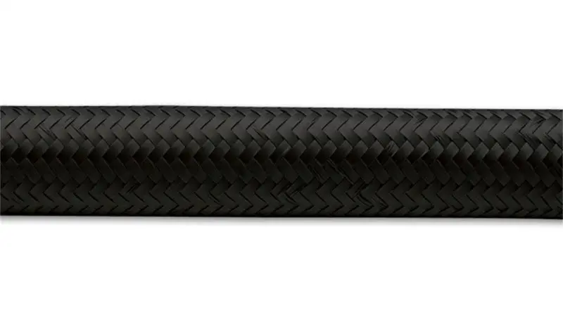 Vibrant -4 An Flexible Nylon-Braided Hose – Black, Sold By 10-Foot Roll 1
