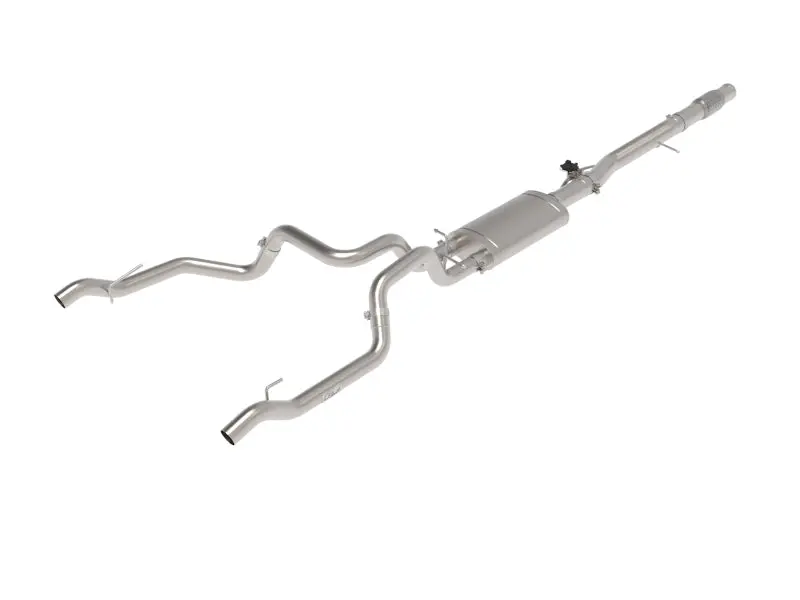 Afe Gemini Xv Cat-Back Exhaust — Dual 3-Inch Tips, Stainless Steel, Includes Cutout Valve For 2019–2021 Gm Silverado/Sierra 6.2L V8 1