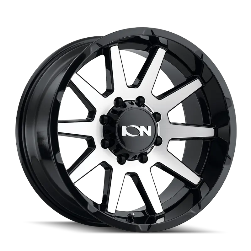 Ion Type 143 Forged Alloy Wheel – 20X9 Inch, 5X127Mm Bolt Pattern, 0Mm Offset, 71.5Mm Hub Bore, Black/Machined Face 1