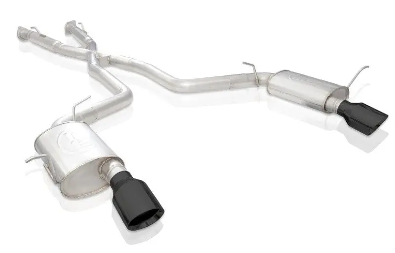 Stainless Works Cat-Back Exhaust System For 2018–2019 Dodge Durango 6.4L – Black Tips 1