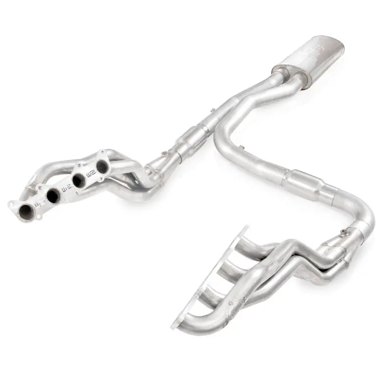 Stainless Works X-Pipe Exhaust System For 2011–2014 Ford F-150 (5.0L) – 1-3/4" Primaries, 3" High-Flow Catalytic Converters 1
