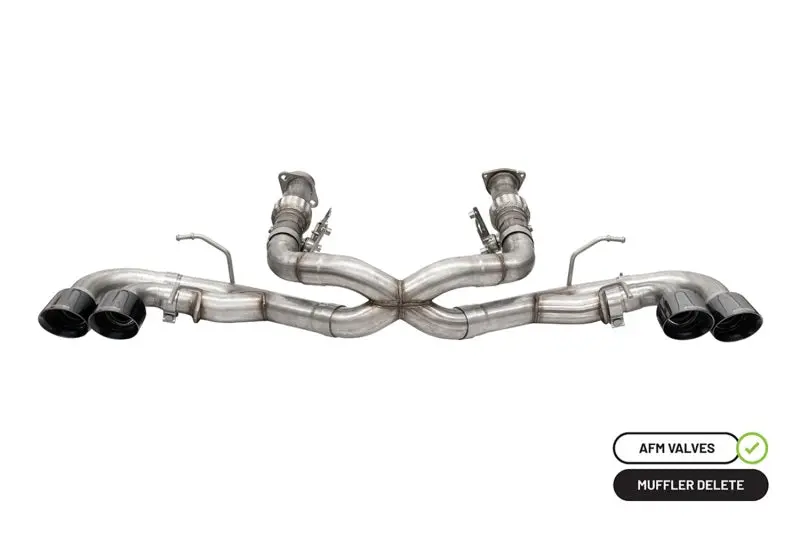 Corsa Xtreme Cat-Back Exhaust For 2020 Corvette C8 – 3-Inch Diameter, 4.5-Inch Black Quad Tips, Afm-Valve Compatible 1