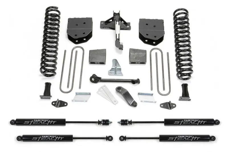 Fabtech 6-Inch Basic Lift System With Stealth Shocks For 2008–2016 Ford F-250 4Wd 1