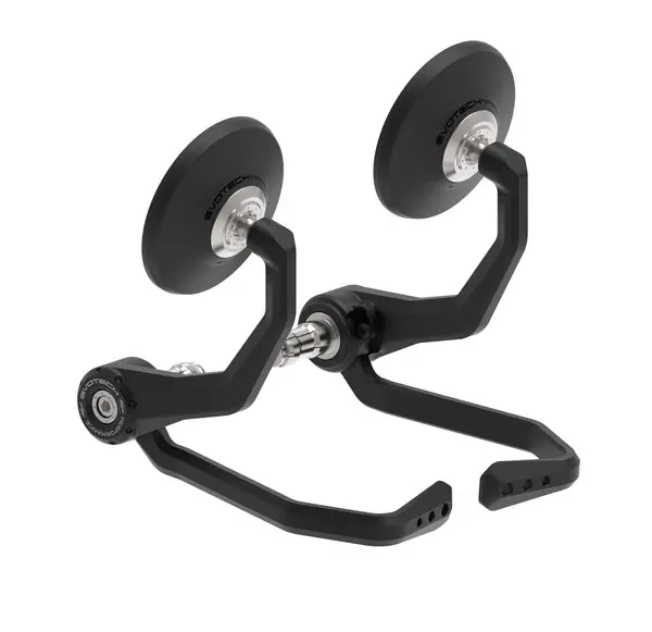 Evotech Bar End Mirror & Brake/Clutch Protector Kit – Compatible With Ducati & Suzuki Models 1