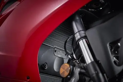 Evotech Performance Upper Radiator Guard – Compatible With Ducati Panigale 899, 959, 1199, 1299, And V2 Models 1