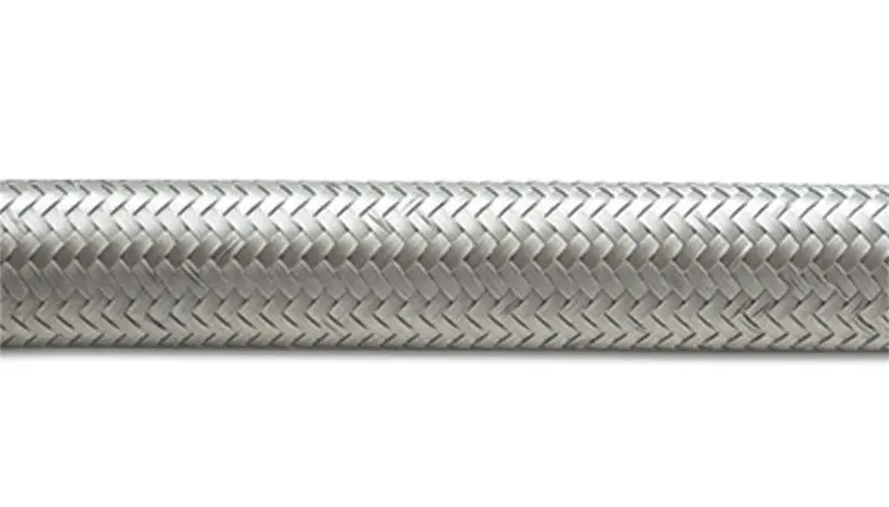 Vibrant –10 An Stainless Steel Braided Flex Hose – 2-Foot Roll 1